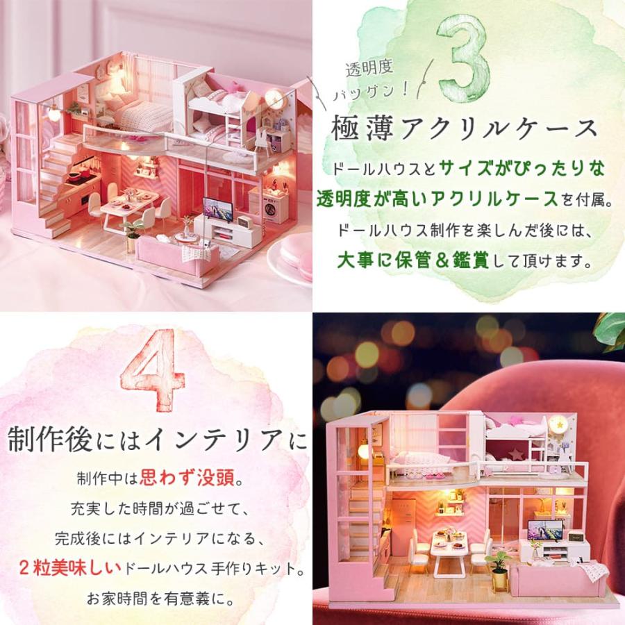 1/24 ドールハウス ミニチュア 手作りキット セット 英語説明書 DIY