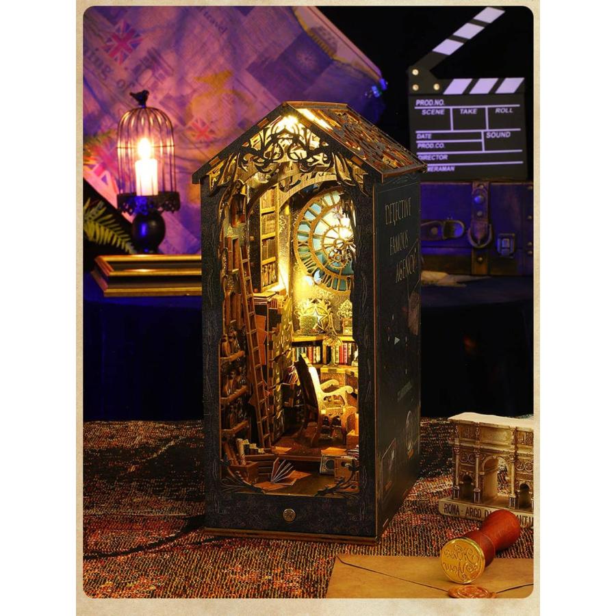 ドールハウス ミニチュア 手作りキット 本型 ブック ペーパークラフト