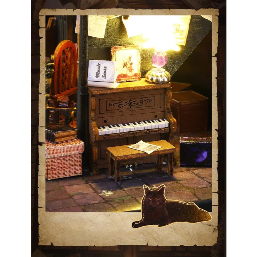 ドールハウス ミニチュア 手作りキット セット1/24 スケール 英語説明