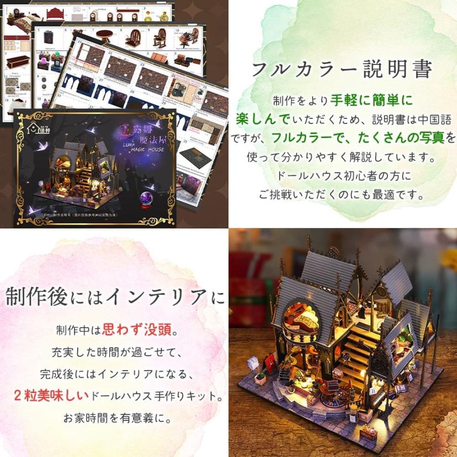 ドールハウス ミニチュア 手作りキット セット1/24 スケール 英語説明