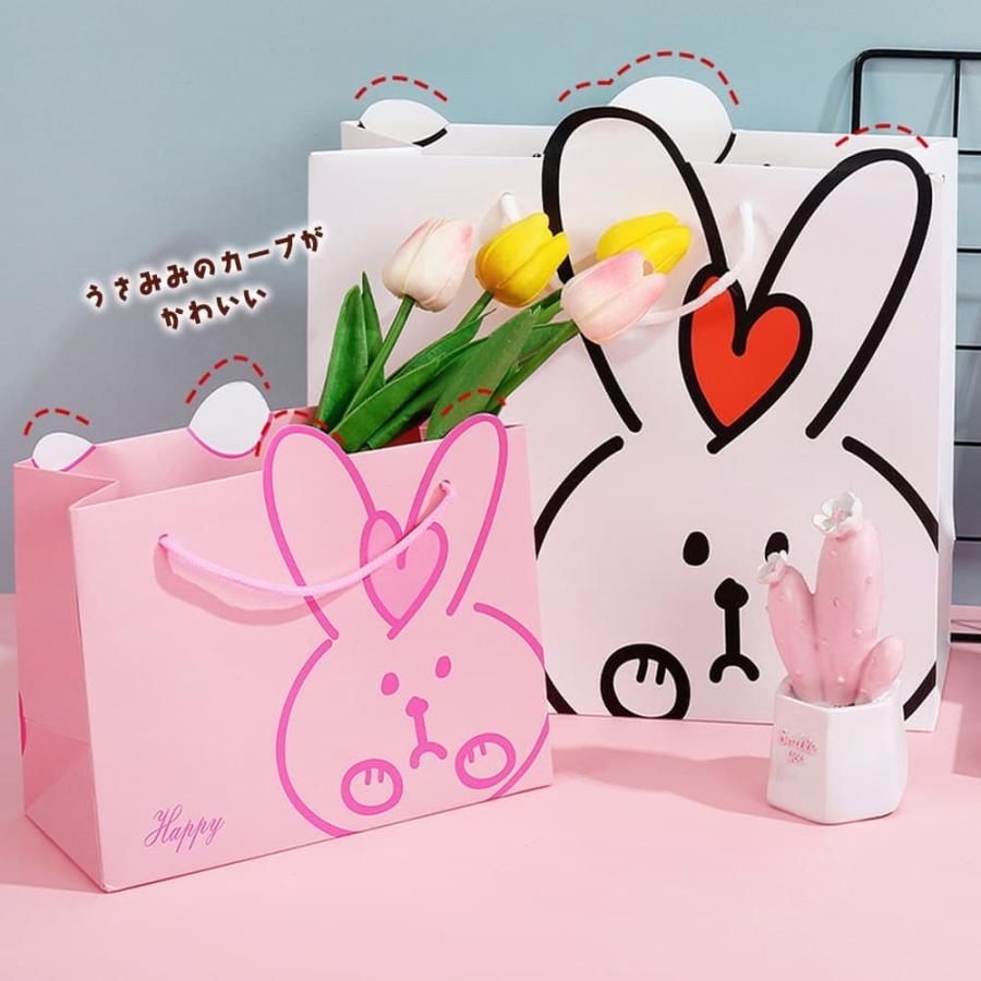 SALE✳︎ハンドメイド✳︎巾着　コップ袋にぜひ♪ラビット　うさぎ　ベージュ SALE✳︎ハンドメイド✳︎巾着 コップ袋にぜひ♪ラビット うさぎ