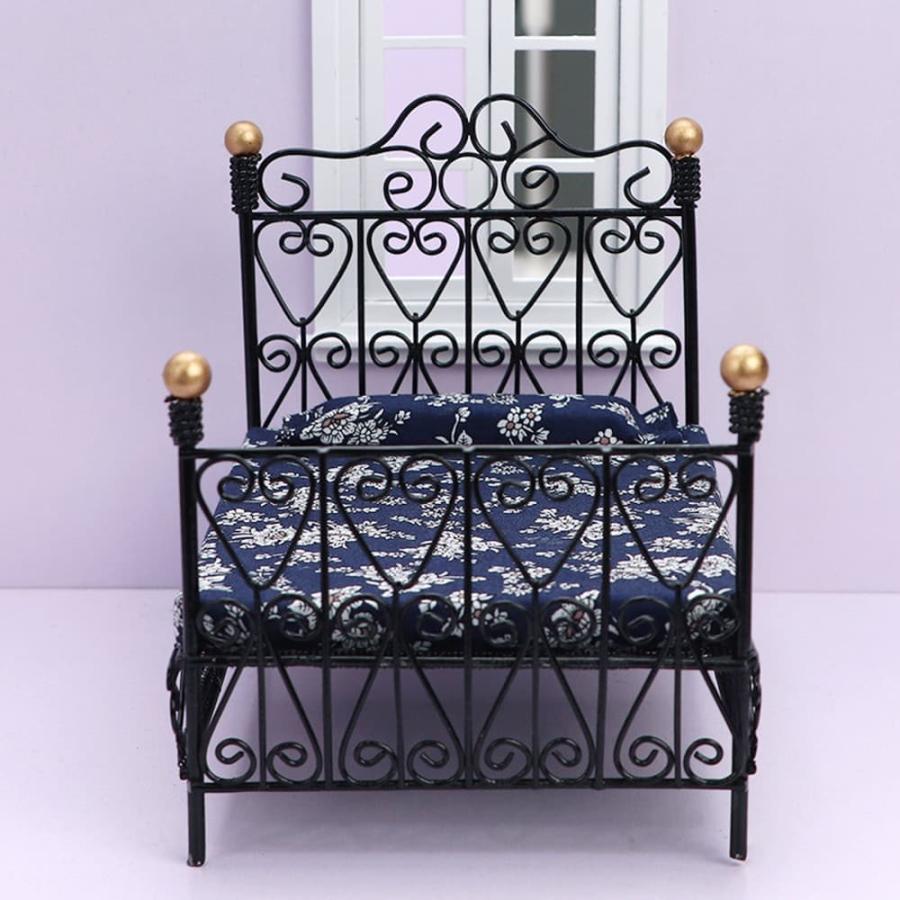 ミニチュア家具 1/12 1:12 ドールハウス ベッド フレーム ( 敷布団