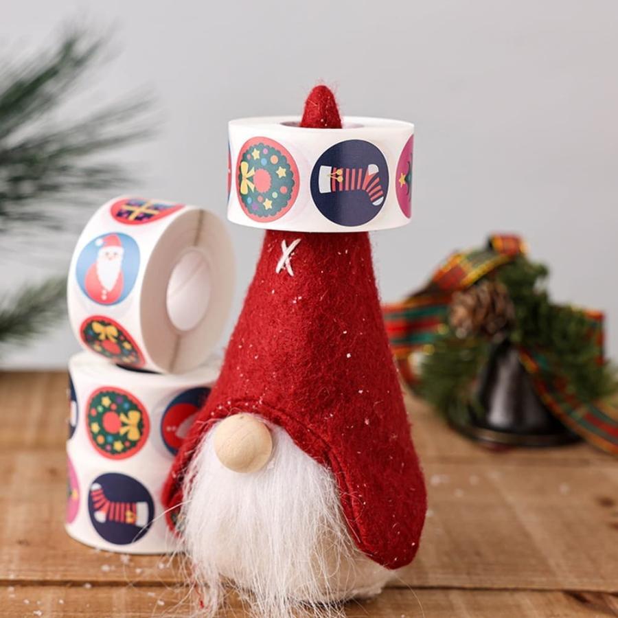 確認用1599円 クリスマスシール 5ロールサンキューシール ギフト