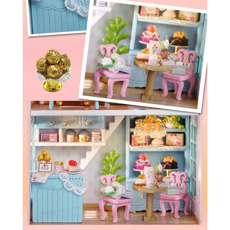 ドールハウス ミニチュア 手作りキット セットレトロ タウン 並べて