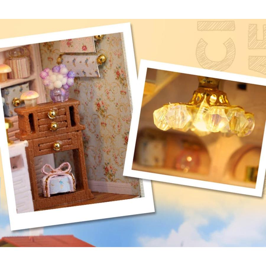 ドールハウス ミニチュア 手作りキット セットレトロ タウン