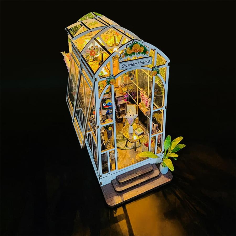 ドールハウス ミニチュア 手作りキットセット 本型 ペーパークラフト