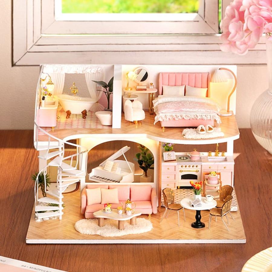 ドールハウス ミニチュア 手作りキット セット1/24 スケール DIY 