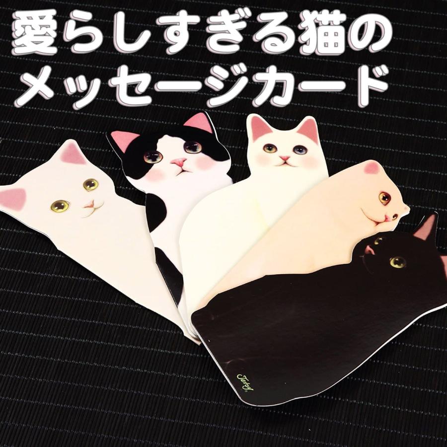 フォロワー様限定750円　世界に1つだけのハンドメイドメッセージカードセット　猫 フォロワー様限定750円世界に1つだけのハンドメイドメッセージ