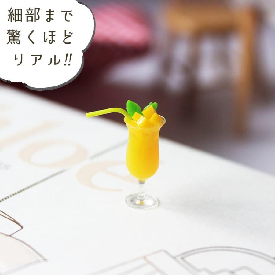 ミニチュア1/6 スケール オレンジ ジュース コップ 2つ セット ドール 