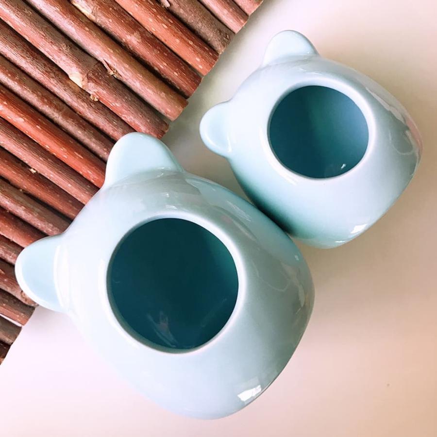 ハムスター 小動物 ハウスベッド 陶器 イエロー ひんやり 冷たい　夏 暑さ 対策 涼しい 冷却 涼感 アニマル 巣箱 リス ジャンガリアン ロボロフスキー |  | 15