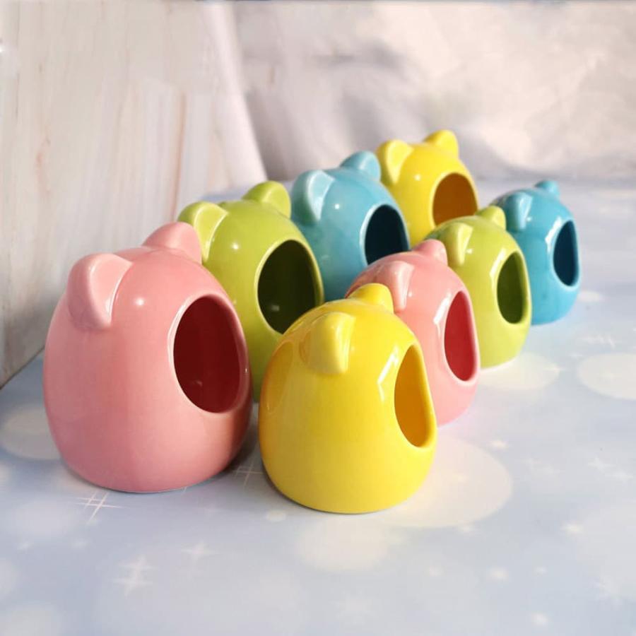 ハムスター 小動物 ハウスベッド 陶器 イエロー ひんやり 冷たい　夏 暑さ 対策 涼しい 冷却 涼感 アニマル 巣箱 リス ジャンガリアン ロボロフスキー |  | 07