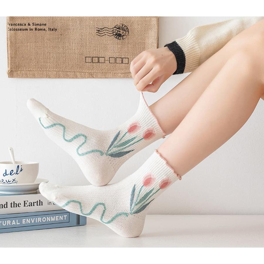 あちゃちゅむ　フラワーソックス　二足セット　未使用品 あちゃちゅむ フラワーソックス 二足セット 未使用品 楽天市場