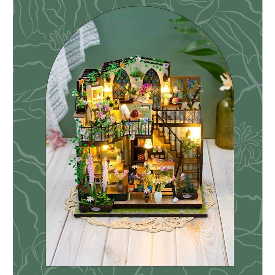 ドールハウス ミニチュア 手作りキット セット1/24 スケール 英語 説明