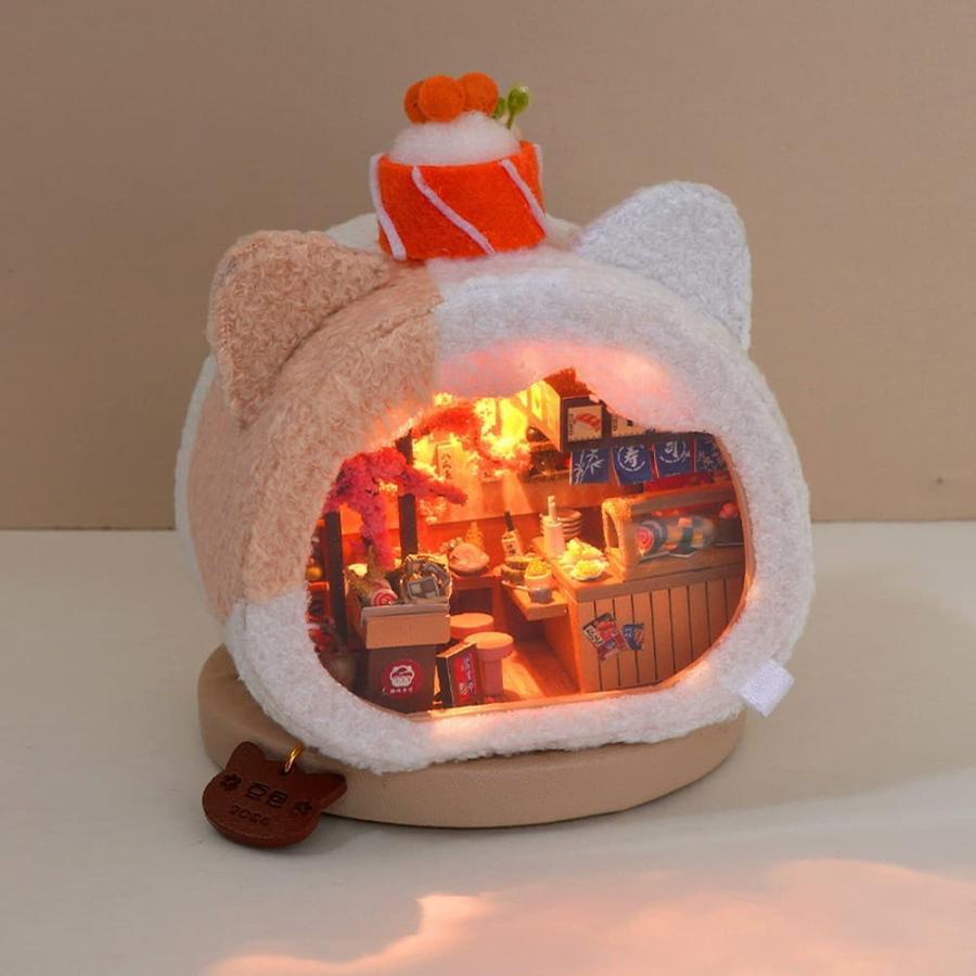 ドールハウス ミニチュア 手作りキット セットふわふわ アニマル