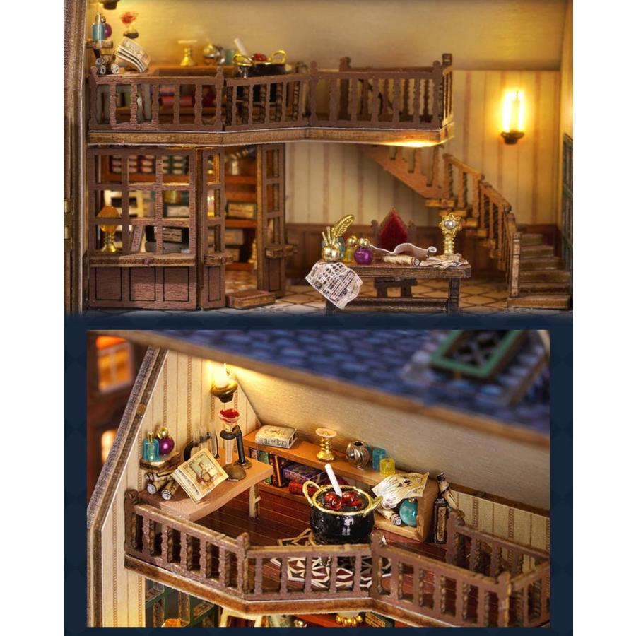 ドールハウス ミニチュア 手作りキット セット 英語説明書 レトロ