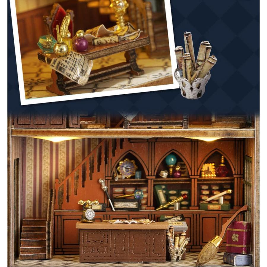 壁掛けミニチュア ヨーロッパの街並み オブジェ ミニチュアハウス 蚤の市