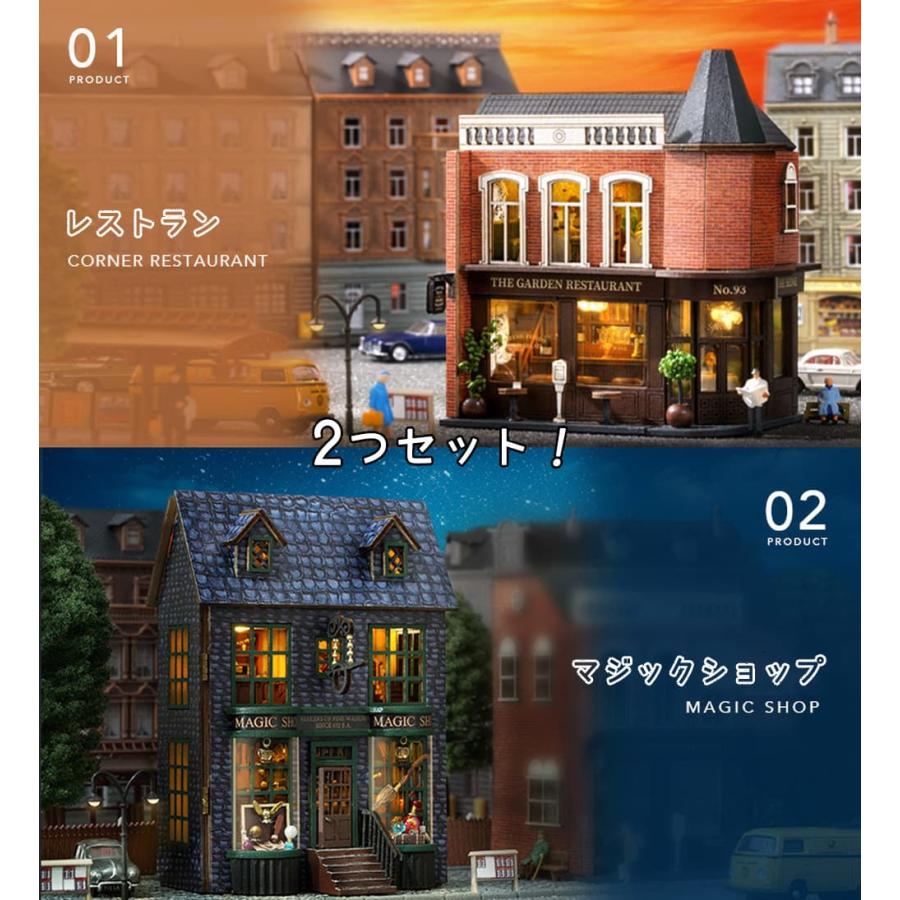 ドールハウス ミニチュア 手作りキット セット 英語説明書