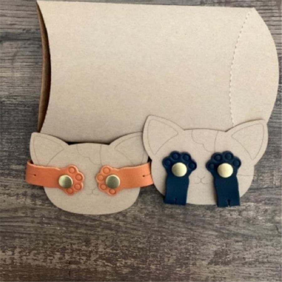 猫 ネコ コード クリップ イヤホン ホルダー レッド 1本 & ブラウン 1本 ケーブル 配線 まとめ 結束 収納 バンド クリップ 絡まらない |  | 13