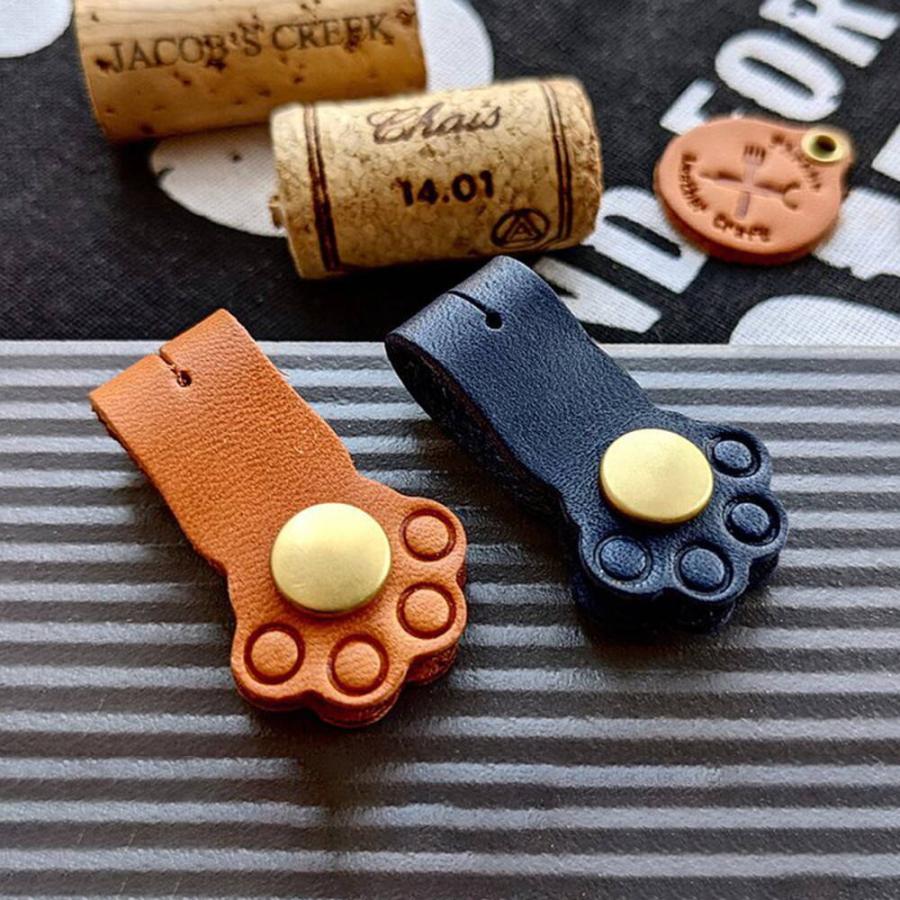 猫 ネコ コード クリップ イヤホン ホルダー レッド 1本 & ブラウン 1本 ケーブル 配線 まとめ 結束 収納 バンド クリップ 絡まらない |  | 16