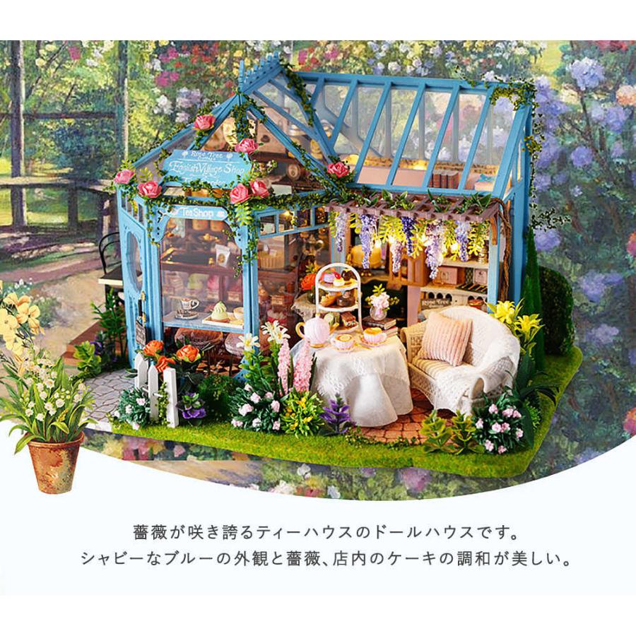 T-Doll様❤️専用　　ドールハウス　樹脂粘土花瓶付きミニ薔薇 ドールハウス ミニチュア 手作りキット セット 日本語説明書 薔薇庭園