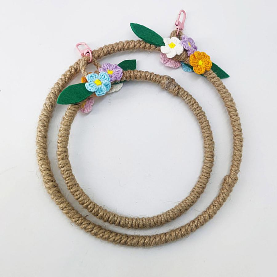 小鳥 インコ 文鳥 ブランコ 止まり木 スタンド パーチフープ 輪 花