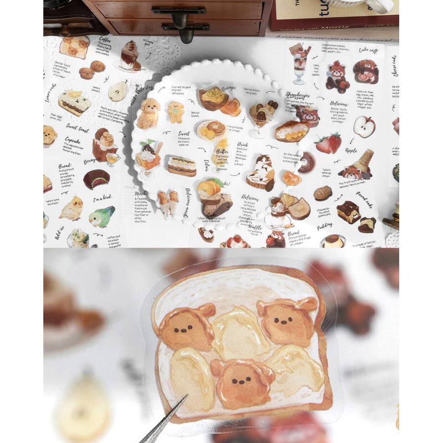 ❤️お値下げ❤️【新品】トウメイフレークシールスイーツ