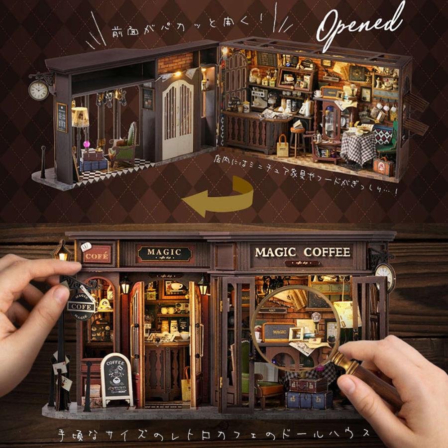*完成品*ドールハウス ケーキ屋 カフェ 喫茶店 前面開閉 フレンチ クリスマス 完成品*ドールハウス ケーキ屋 カフェ 喫茶店 前面開閉 フレンチ