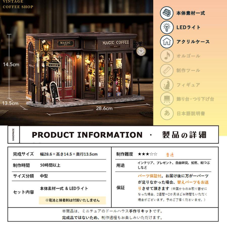 ドールハウス 1/24 スケール ミニチュア 手作りキット セット前面が