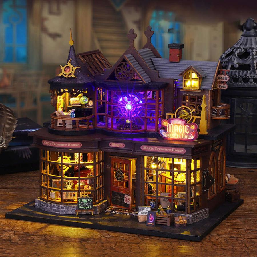 ドールハウス完成品オーダー。新着ミニマジックハウス ドールハウス完成品オーダー。新作マジックリング ドールハウス