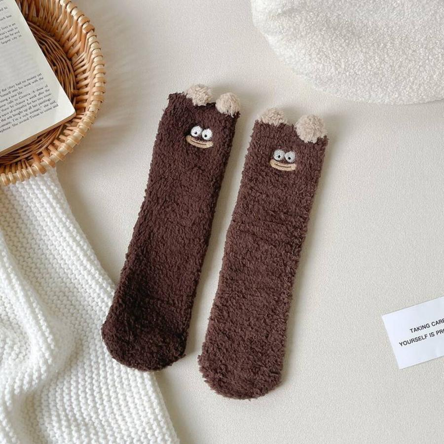 靴下 ソックスアニマル 謎の モンスター 5種セット にっこり 笑顔