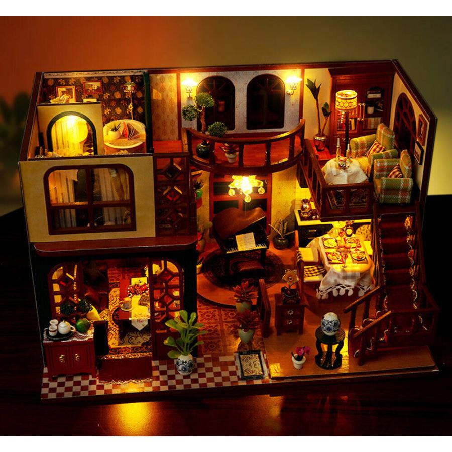 ドールハウス ミニチュア 手作りキット セット 英語説明書 大正