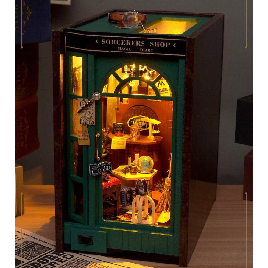 ドールハウス ミニチュア 手作りキット セット 英語説明書 本型