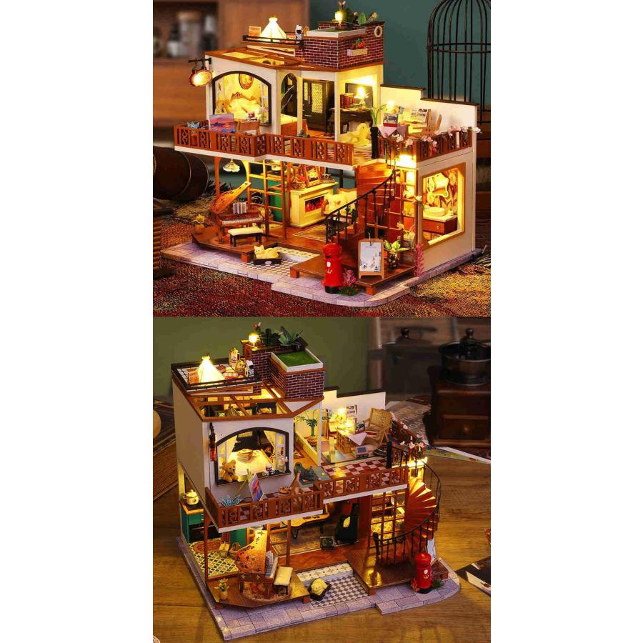 ドールハウス ミニチュア 手作りキット セット 英語説明書