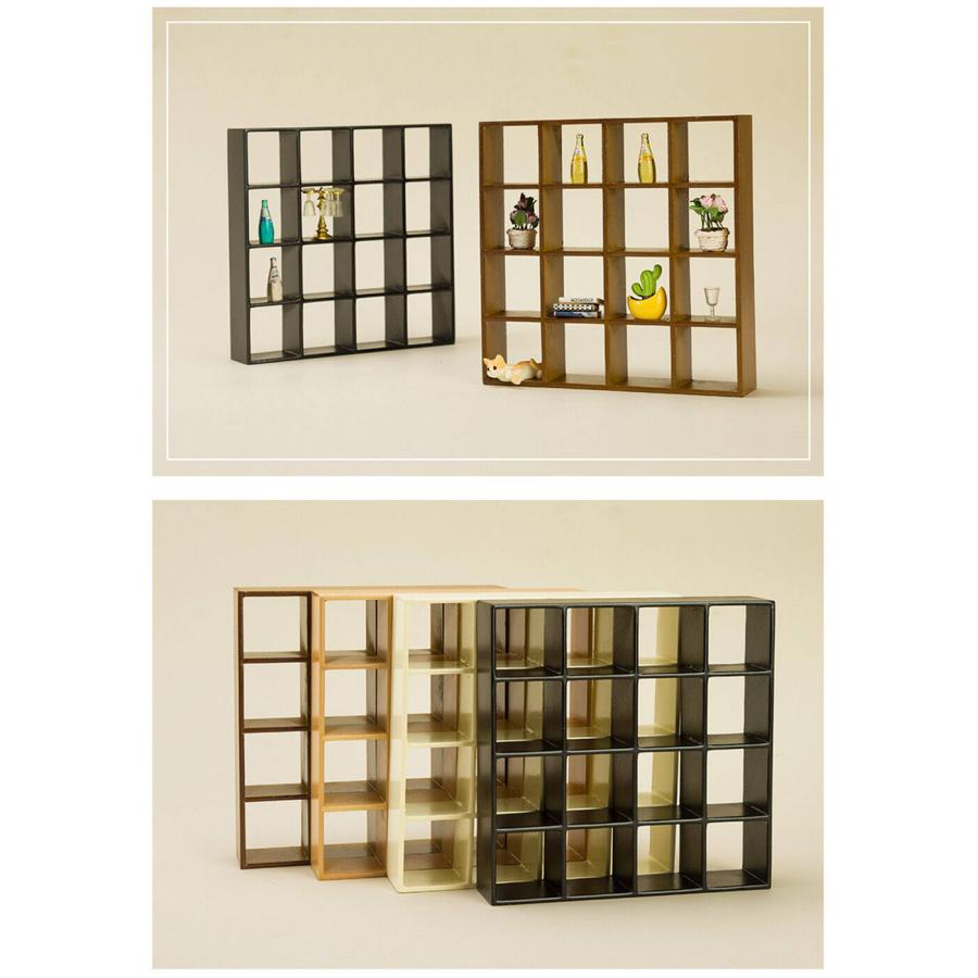 ミニチュア棚 家具 1/6 1:6 1/12 1:12 スケール オープン ラック 16