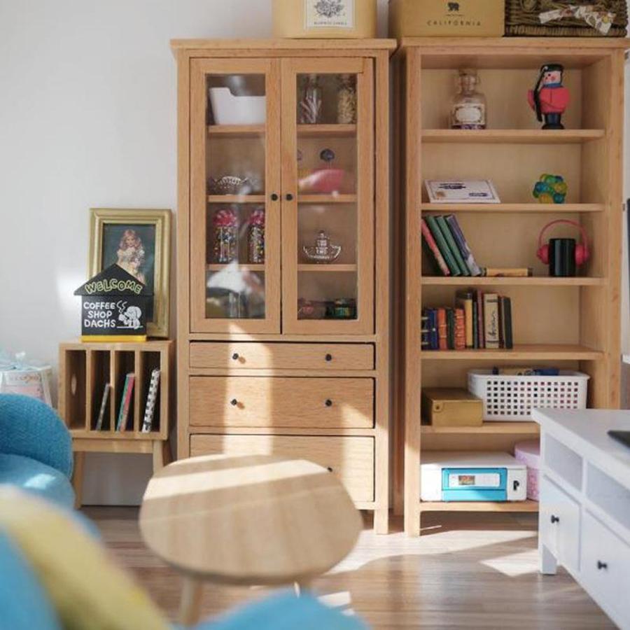 ミニチュア棚 家具 3点セット 1/6 1:6 1/12 1:12 スケール