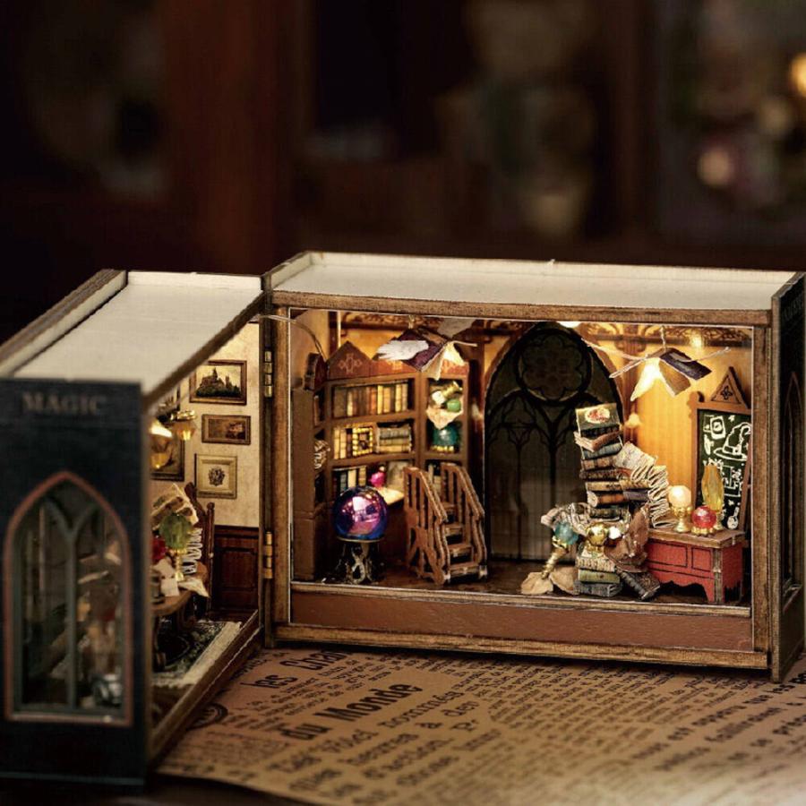 ドールハウス ミニチュア 手作りキット セット 英語説明書 手のひら