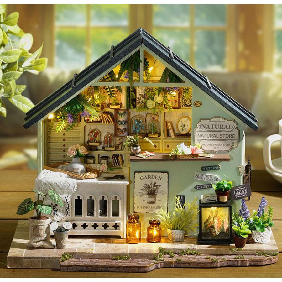 イギリス製 ドールハウス（組立キット12分の1）オークハウス（ジョージアン様式） イギリス製 ドールハウス（組立キット12分の1）オークハウス