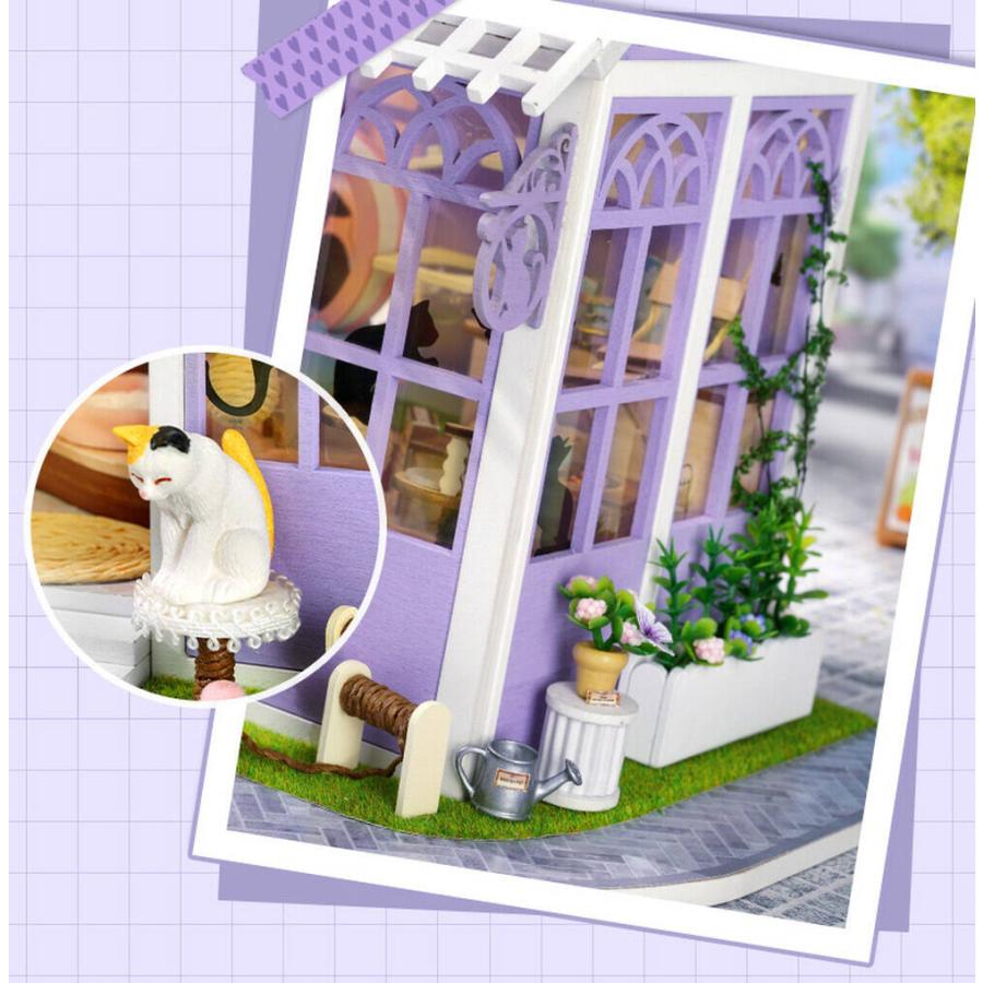 ドールハウス ミニチュア 手作りキット セットペットショップ 1/24