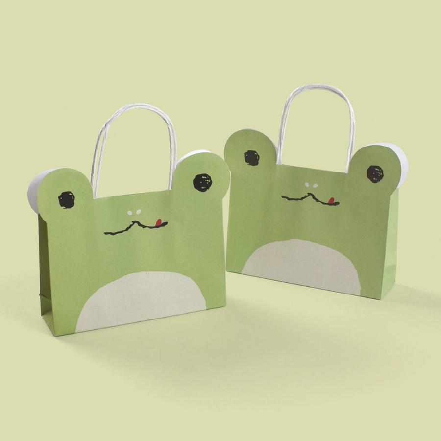 ラッピングアニマル フェイス 紙袋 4種 8枚 セット 訳アリ ワケアリ 大