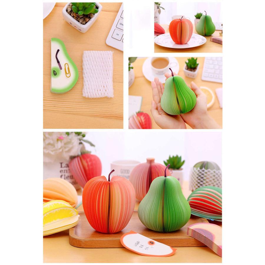 メモ帳 ノート メモ立体 3D フルーツ 9種セット 大容量 合計1125枚