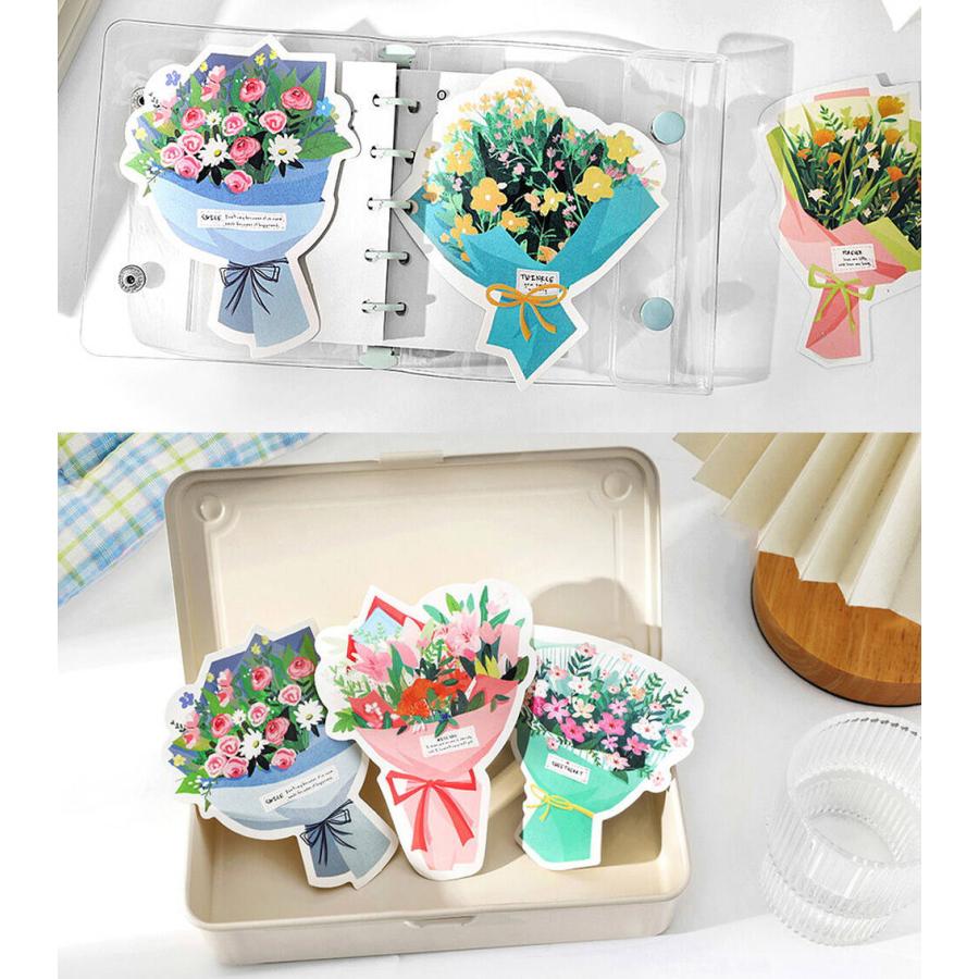 ポストカード メッセージカード30枚セット 30種 花束 ブーケ 花