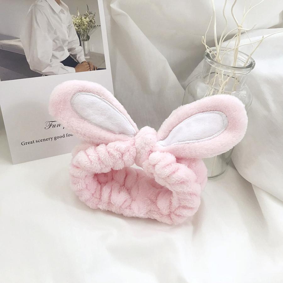 ヘアバンド ターバンうさぎ うさ耳 うさぎ耳 耳付 グレー ふわもこ