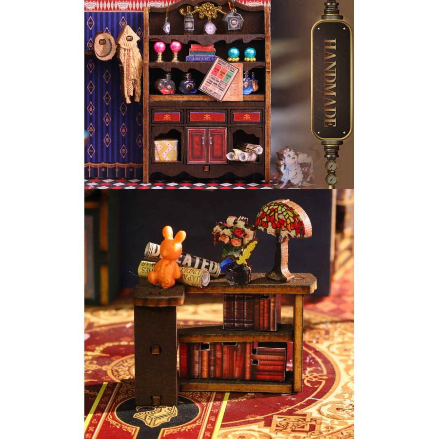 ドールハウス ミニチュア 手作りキット セット 英語説明書 幽影の城