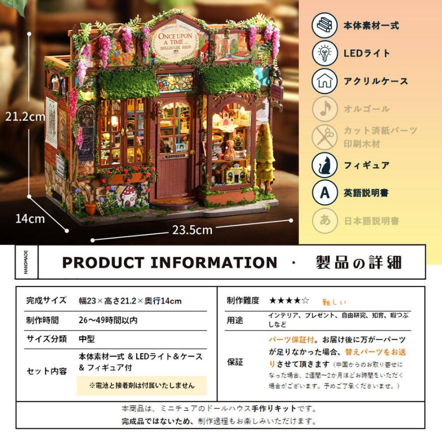 ドールハウス 1/24 スケール 手作りキット セット 英語説明書