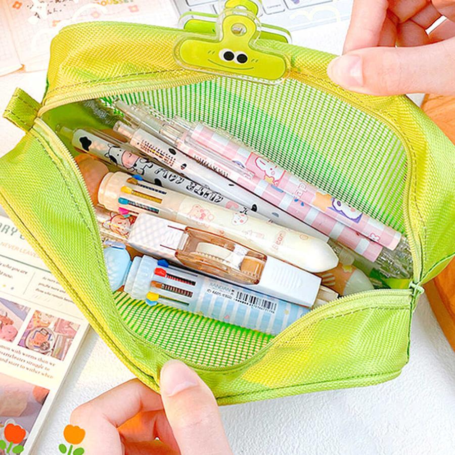 moin moinフェイス メッシュポーチ 正方形 四角 4つセット|徳用