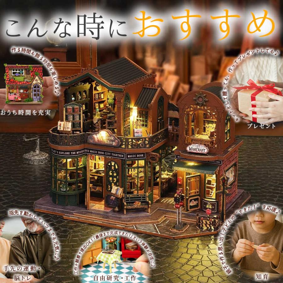 ドールハウス ミニチュア 手作りキット セット1/24 スケール 英語説明