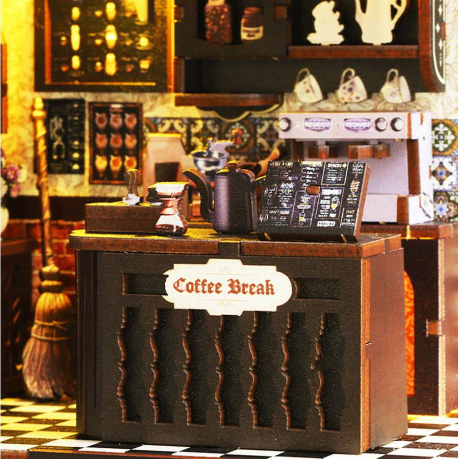 ドールハウス ミニチュア 手作りキット セット 英語説明書 本型