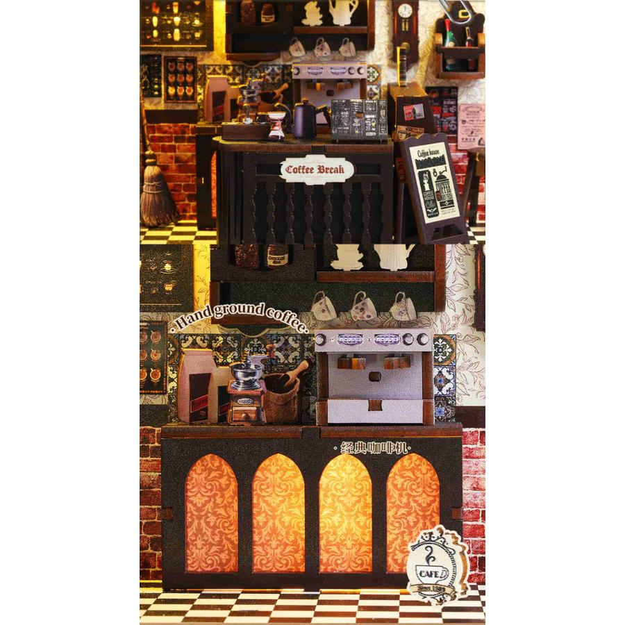 ドールハウス ミニチュア 手作りキット セット 英語説明書 本型