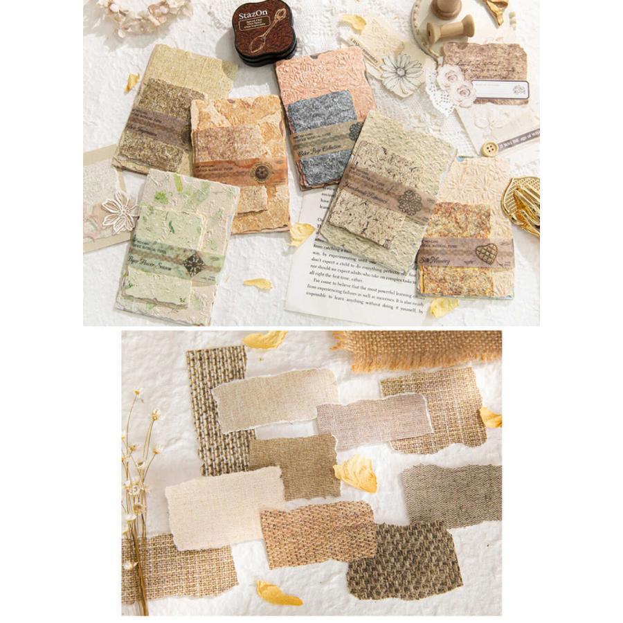 紙 ペーパー ラッピング コラージュ 素材168枚 セット 大量 大容量