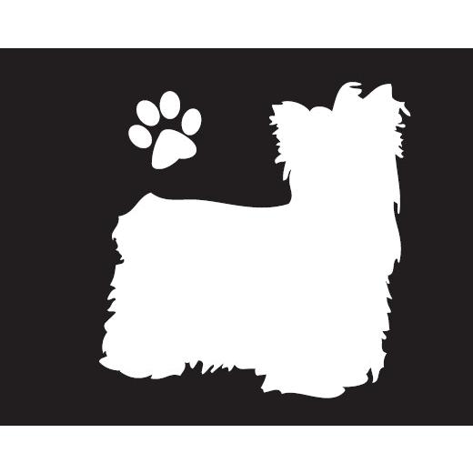 シルエットステッカー ヨークシャーテリア 肉球つき 定形外郵便送料無料 Dog015 モジモジタック Yahoo 店 通販 Yahoo ショッピング